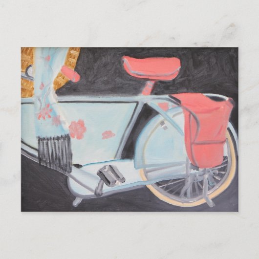 CARTE POSTALE LE PLUS BEAU VÉLO DE PARIS (Devant)