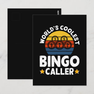 Carte Postale Le plus cool des animateurs de bingo