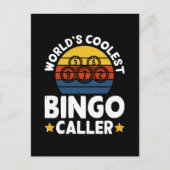 Carte Postale Le plus cool des animateurs de bingo (Devant)