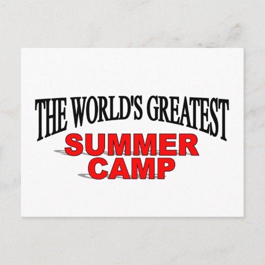 Carte Postale Le plus grand camp d'été du monde (Devant)