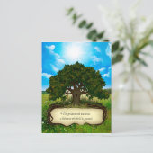 Carte Postale Le plus grand chêne était autrefois un petit noyer (Debout devant)