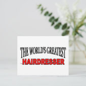 Carte Postale Le plus grand coiffeur du monde (Debout devant)