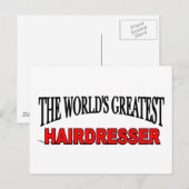 Carte Postale Le plus grand coiffeur du monde (Devant / Derrière)