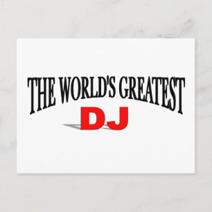 Carte Postale Le plus grand DJ du monde