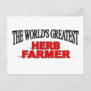 Carte Postale Le plus grand fermier d'herbes du monde
