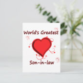 Carte Postale Le plus grand gendre du monde (Debout devant)