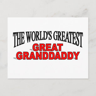 Carte Postale Le plus grand grand grand papa du monde