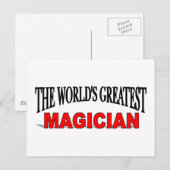 Carte Postale Le plus grand magicien du monde (Devant / Derrière)