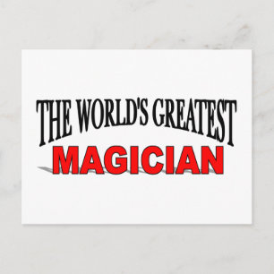 Carte Postale Le plus grand magicien du monde