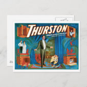 Carte Postale Le plus grand magicien du monde de Thurston ~ Acte (Devant / Derrière)