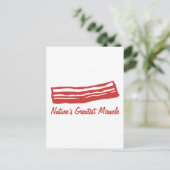 Carte Postale le plus grand miracle de la nature bacon (Debout devant)