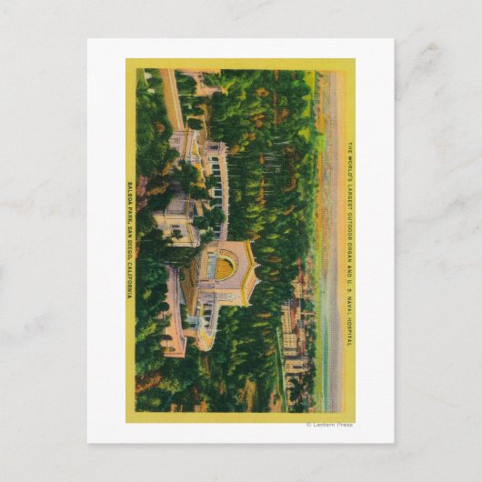 Carte Postale Le plus grand organe extérieur du monde (Devant)