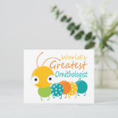 Carte Postale Le plus grand ornithologue du monde (Debout devant)