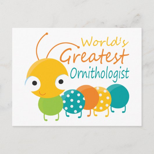 Carte Postale Le plus grand ornithologue du monde (Devant)