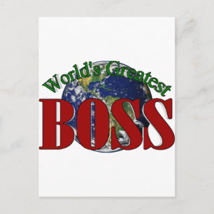 Carte Postale Le plus grand patron du monde