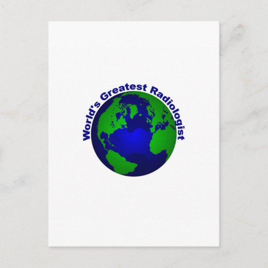 Carte Postale Le plus grand radiologue du monde (Devant)