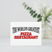 Carte Postale Le plus grand restaurant de pizza du monde (Debout devant)