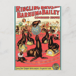 Carte Postale Le Plus Grand Spectacle Sur Terre Théâtre Rétro