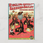 Carte Postale Le Plus Grand Spectacle Sur Terre Théâtre Rétro (Devant)