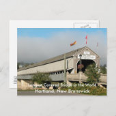 Carte Postale Le plus long pont couvert dans le Worl… (Devant / Derrière)