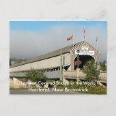 Carte Postale Le plus long pont couvert dans le Worl… (Devant)