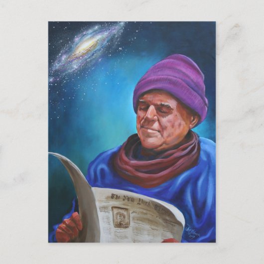 Carte Postale Le poète (Devant)