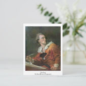 Carte Postale Le Poète De Jean-Honore Fragonard (Debout devant)