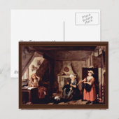 Carte Postale Le Poète Tormenté De Hogarth, William (Devant / Derrière)