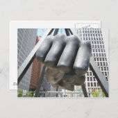 Carte Postale Le poing (Devant / Derrière)