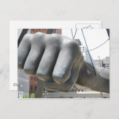 Carte Postale Le poing (Devant / Derrière)