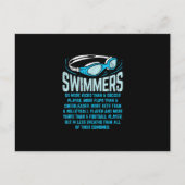 Carte Postale Le Poison de Swimming Lover (Devant)