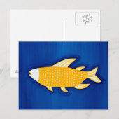 Carte Postale Le poisson 1998 (Devant / Derrière)