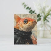 Carte Postale Le poisson au cirque (Debout devant)