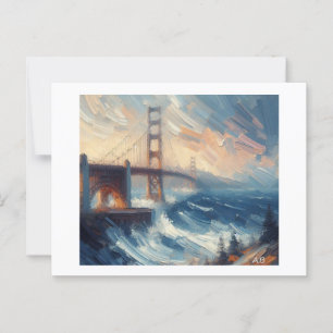 Carte Postale Le pont,