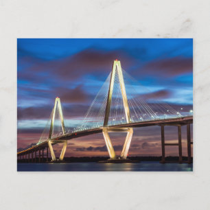 Carte Postale Le Pont Arthur Ravenel La Nuit
