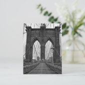 Carte Postale Le pont Brooklyn à New York (Debout devant)