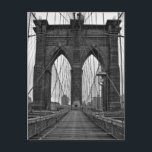 Carte Postale Le pont Brooklyn à New York<br><div class="desc">Le pont Brooklyn à New York. | Weygan Randolph Mayes | AssetID : 98060604</div>