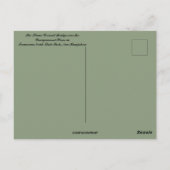 Carte Postale Le Pont couvert de Flume New Hampshire (Dos)