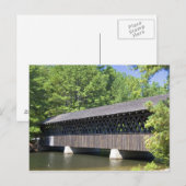 Carte Postale Le pont couvert de Stone Mountain à Stone (Devant / Derrière)