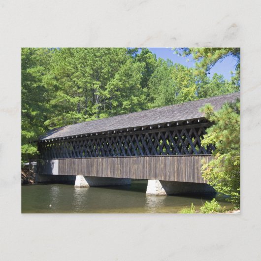 Carte Postale Le pont couvert de Stone Mountain à Stone (Devant)