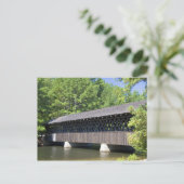 Carte Postale Le pont couvert de Stone Mountain à Stone (Debout devant)