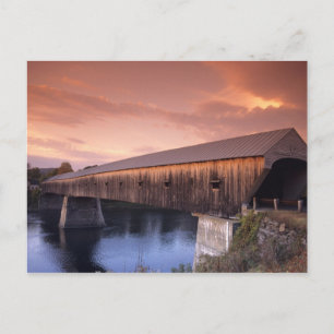 Carte Postale Le pont couvert le plus long des États-Unis