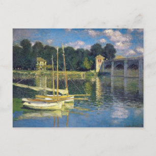 Carte Postale Le pont d'Argenteuil - Claude Monet