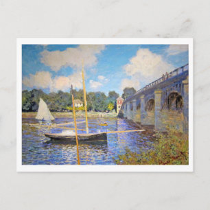 Carte Postale Le pont d'Argenteuil, Monet