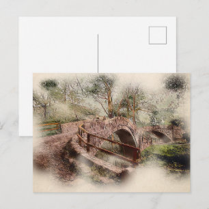 Carte Postale Le pont de Beggar's Bridge Glaisdale - Atmosphère