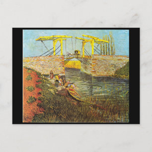 Carte Postale Le pont de Langlois à Arles. Van Gogh