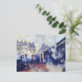 Carte Postale Le Pont de l'Europe par Monet, (Debout devant)