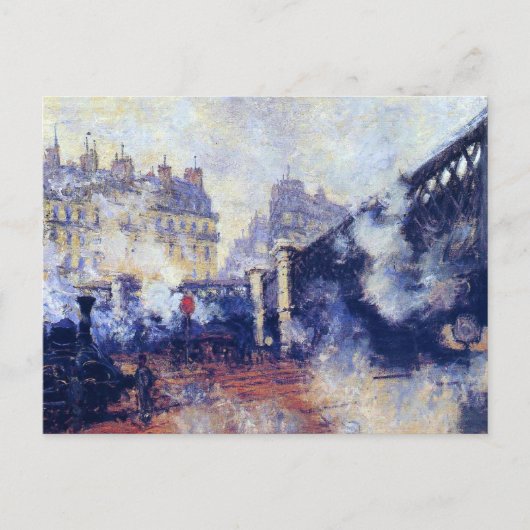 Carte Postale Le Pont de l'Europe par Monet, (Devant)