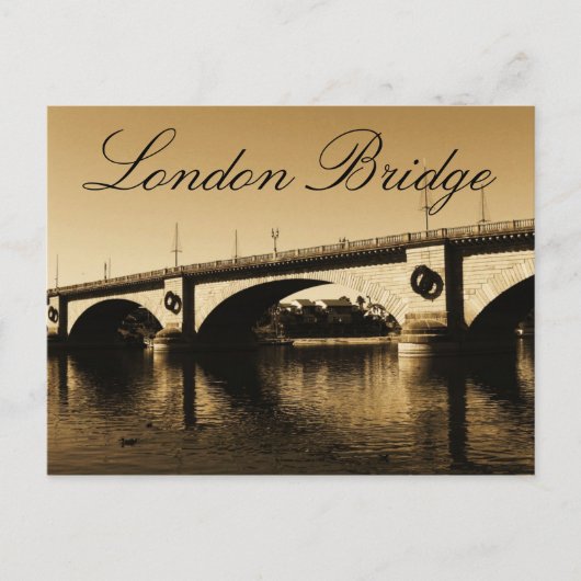 Carte Postale Le pont de Londres (Devant)