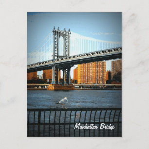 Carte Postale Le pont de Manhattan